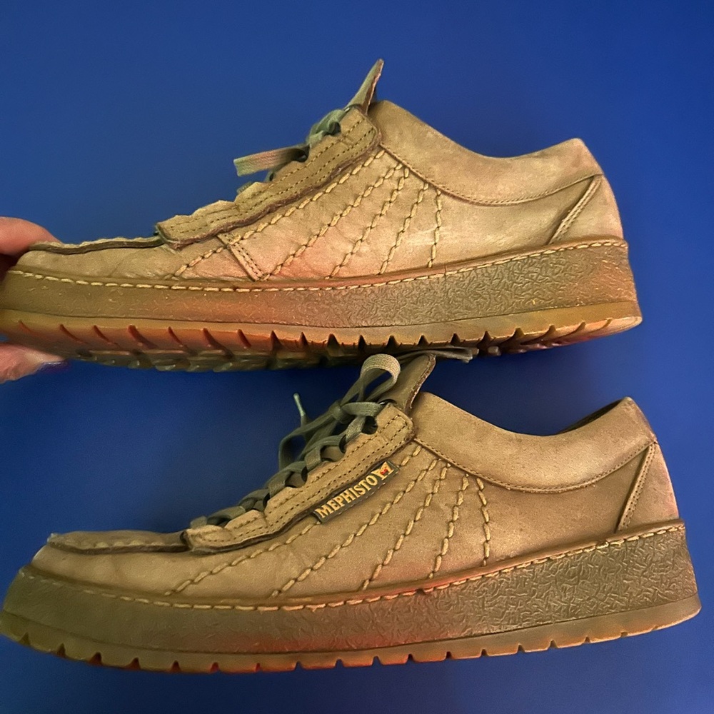 Mephisto, men’s shoes, size 10, tan